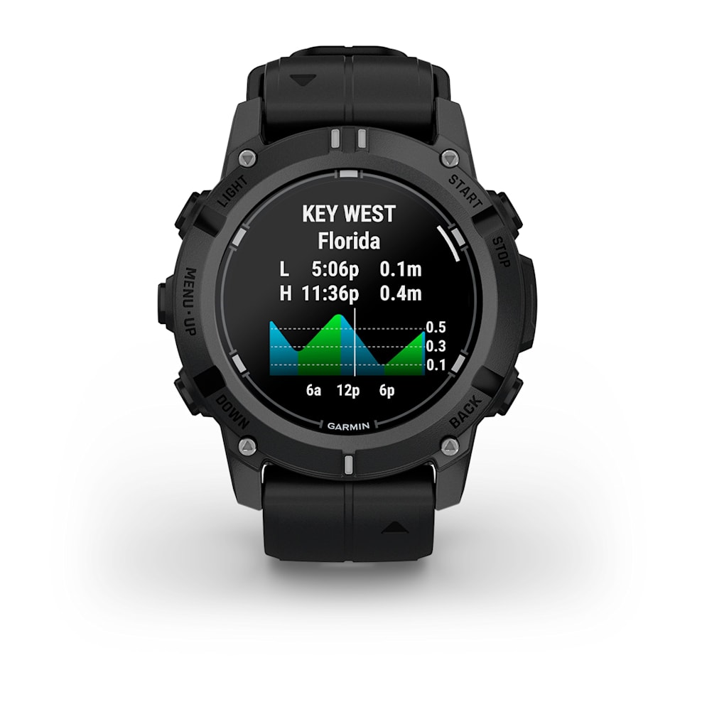 Смарт-часы Garmin Descent G2 - 45 mm, Черный, черный силиконовый ремешок 4