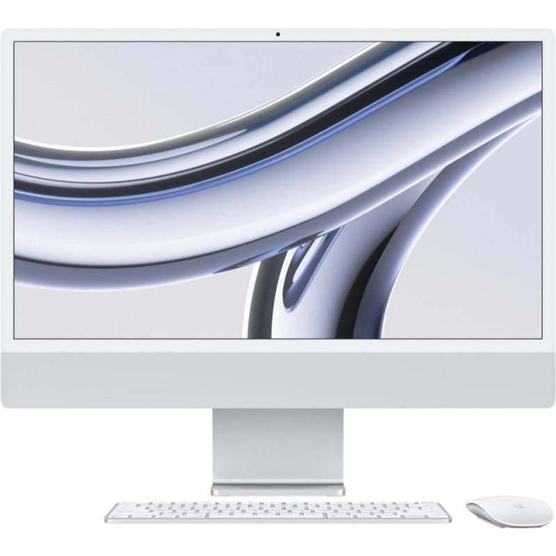 Моноблок Apple iMac 24" M3 (2023) Retina 4,5K 8C CPU/10С GPU, 16 ГБ RAM, 1 ТБ SSD, (Silver | Серебро) (Z19E003CM; Z19U000BP)
