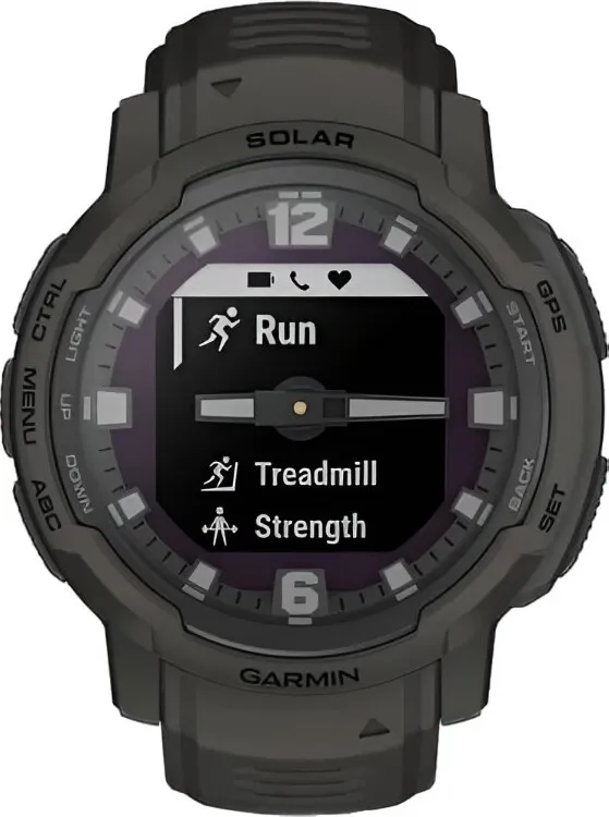 Смарт-часы Garmin Instinct Crossover Standard Edition - 45 mm, Черный - фото 2