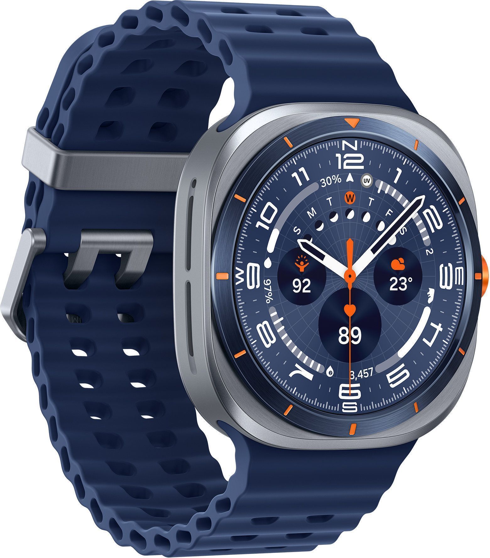 Смарт-часы Samsung Galaxy Watch Ultra (2025) - 47 mm (SM-L705) Titanium Blue (синий ремешок) 4