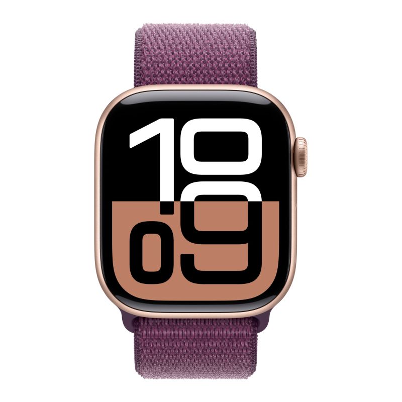 Смарт-часы Apple Watch S10 - 46 mm Алюминиевый корпус бронзовый | ремешок Sport band | цвета розового золота, M/L - фото 2