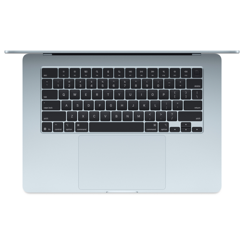 Ноутбук Apple MacBook Air 15" M4 (2025) 10C CPU/10C GPU, 16 ГБ RAM, 512 ГБ SSD, (Sky Blue | Голубое небо) - фото 2