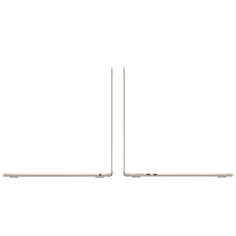 Ноутбук Apple MacBook Air 15" M4 (2025) 10C CPU/10C GPU, 16 ГБ RAM, 256 ГБ SSD, (Starlight | Сияющая звезда) - фото 3