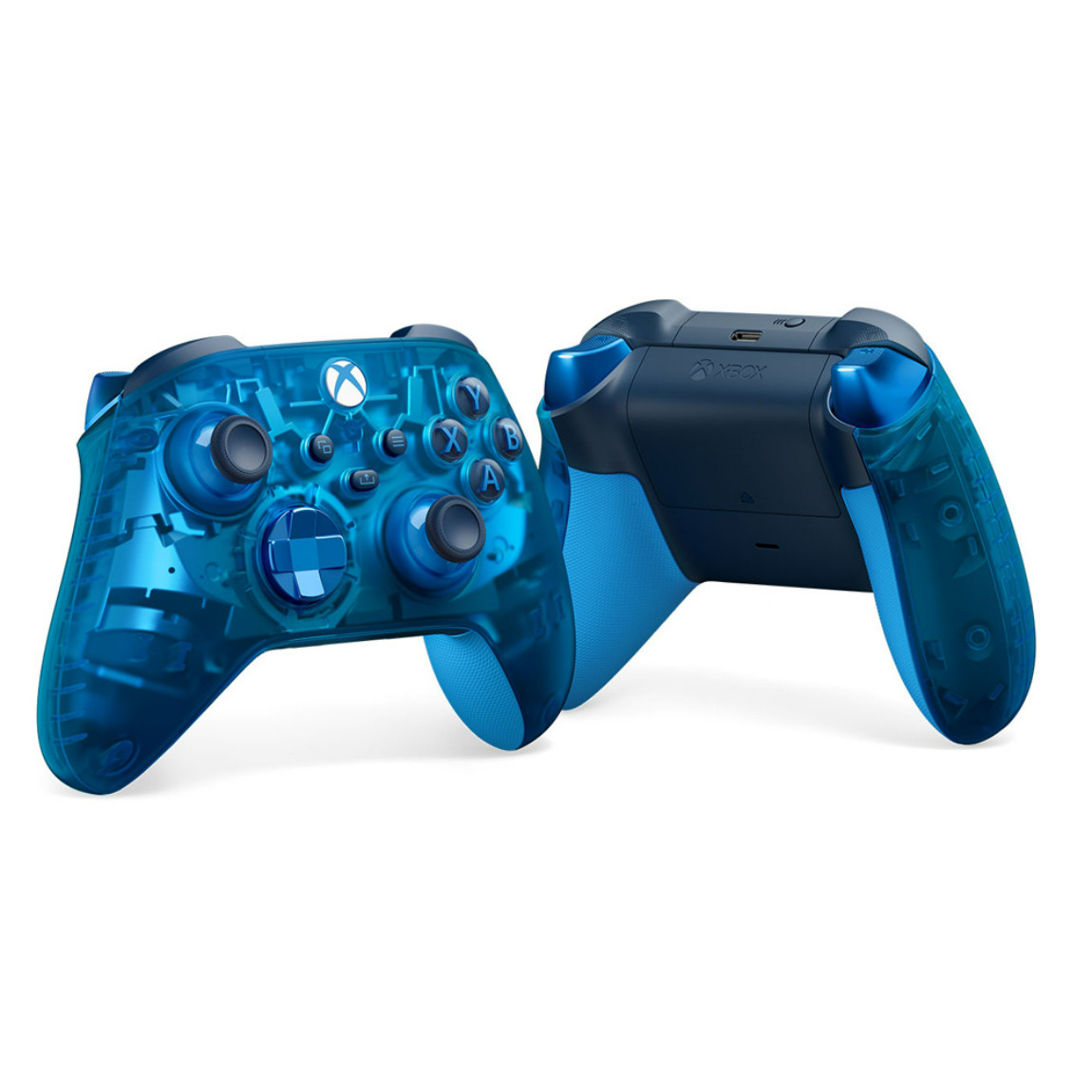 Геймпад Microsoft Xbox Series X|S, прозрачно-синий (Sky Cipher) 4