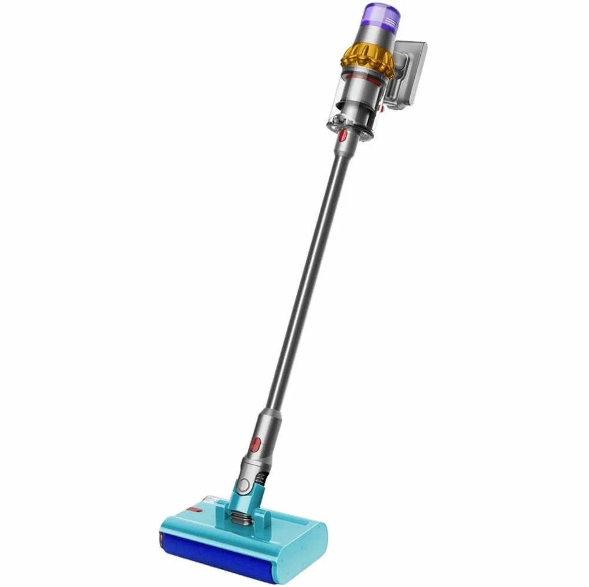 Вертикальный беспроводной пылесос Dyson V15s Detect Submarine SV47 (Yellow / Nickel) - фото 2