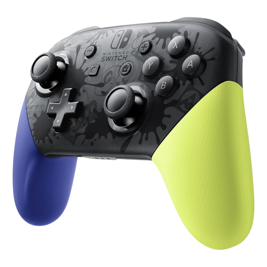 Геймпад Nintendo Switch Pro Controller - Splatoon 3 Edition - фото 3