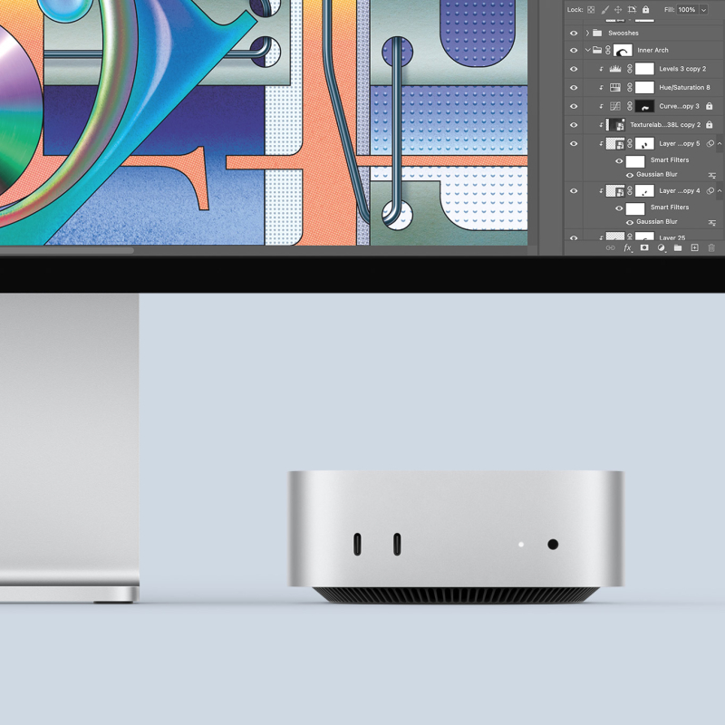 Apple Mac Mini M4 Pro (2024) 12C CPU/16C GPU, 64 ГБ RAM, 1 TБ SSD, 10Гбит/с (Z1JV001B8) 4