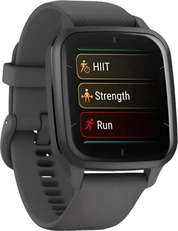Смарт-часы Garmin Venu SQ 2 - 40 mm, Серый, серый алюминиевый безель, серый ремешок - фото 3
