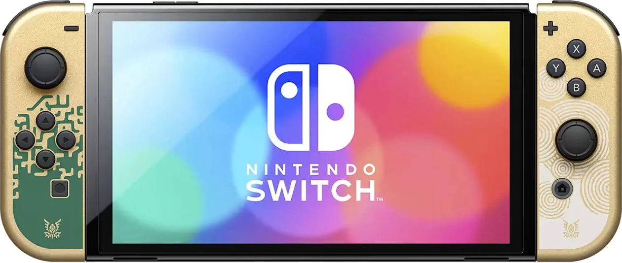 Игровая приставка Nintendo Switch OLED The Legend of Zelda: Tears of the Kingdom Edition 64Gb - фото 2