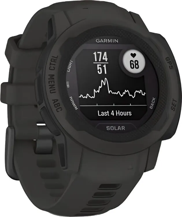Смарт-часы Garmin Instinct 2S Solar Standard Edition - 40 mm, Графитовый - фото 3