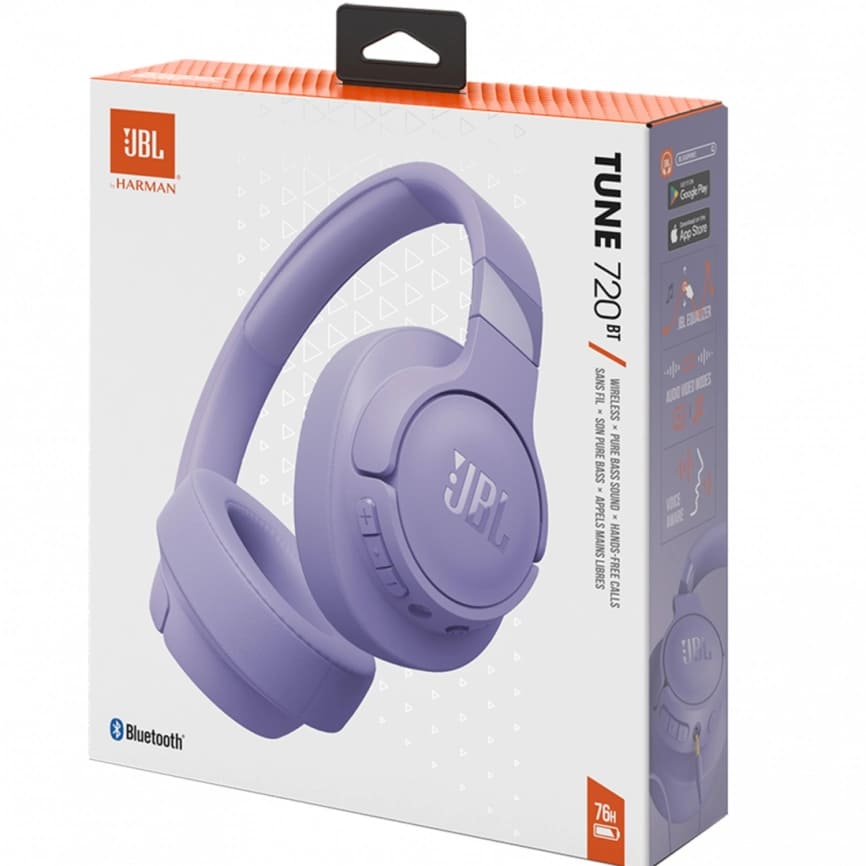 Наушники JBL Tune 720 BT Фиолетовый - фото 2