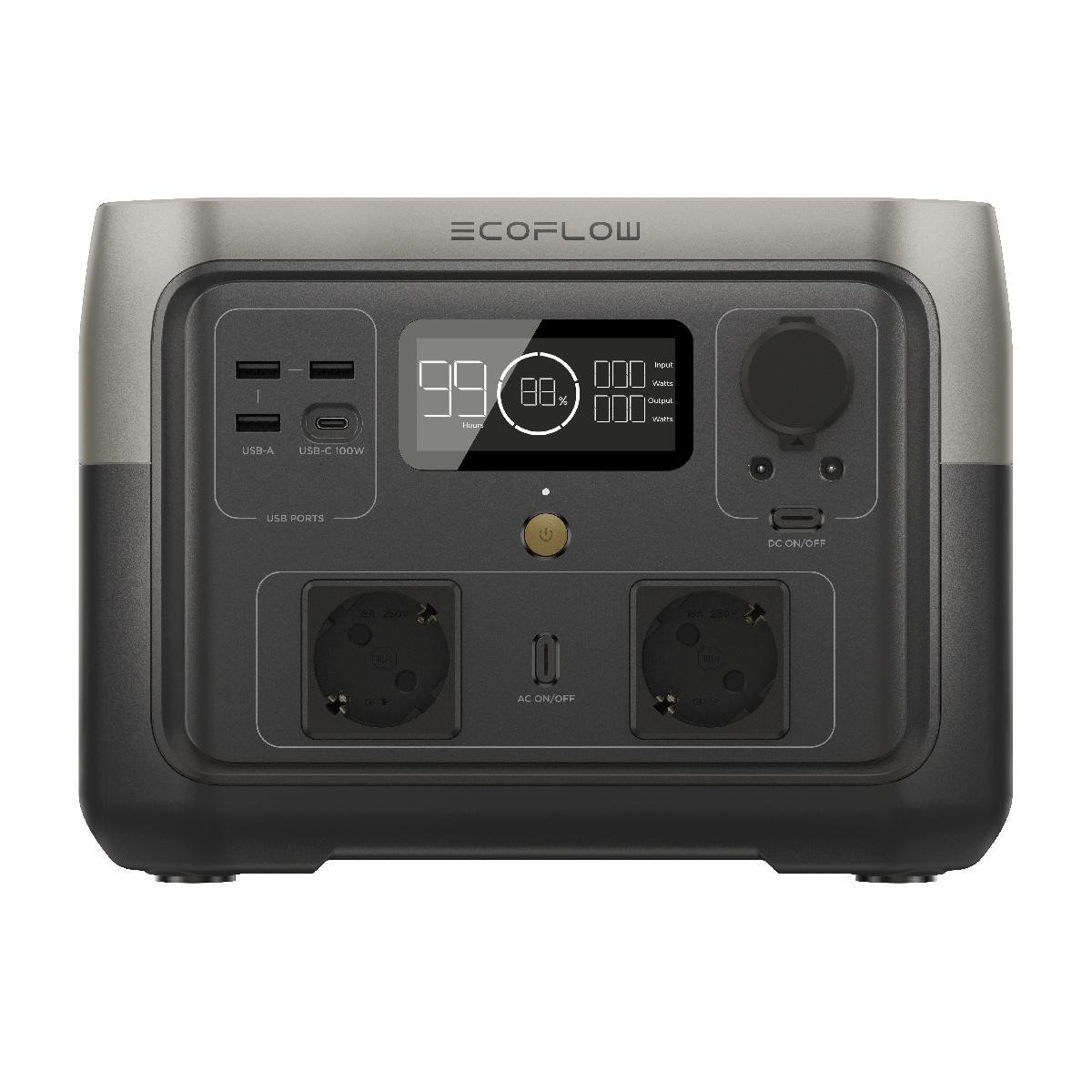 Портативная зарядная станция EcoFlow RIVER 2 Max (512 Втч) - фото 2