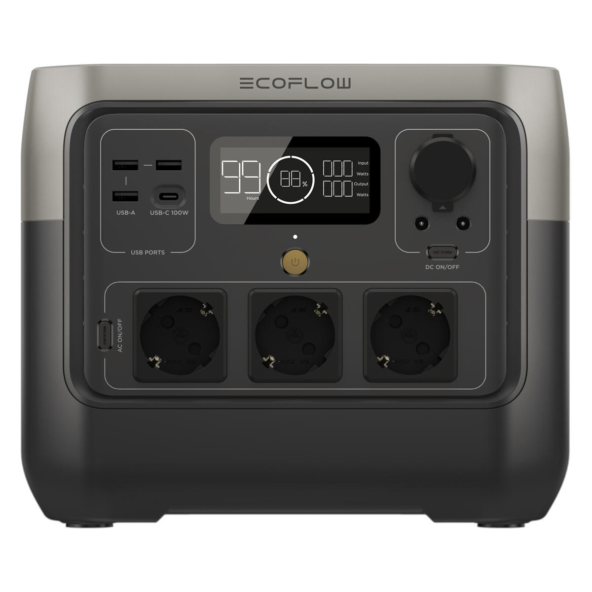 Портативная зарядная станция EcoFlow RIVER 2 Pro (768 Втч) - фото 2