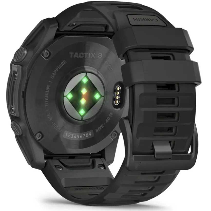 Смарт-часы Garmin Tactix 8 Amoled Sapphire - 51 mm, Черный, черный нейлоновый ремешок - фото 3