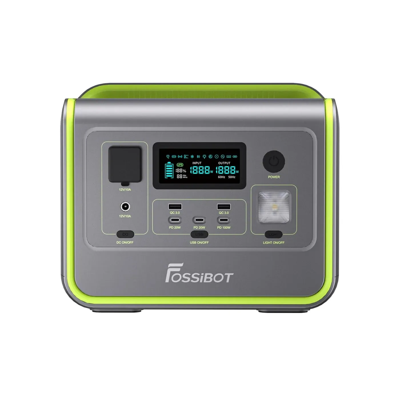 Портативная зарядная станция FOSSiBOT F800 EU (800 Вт, 512 Втч)