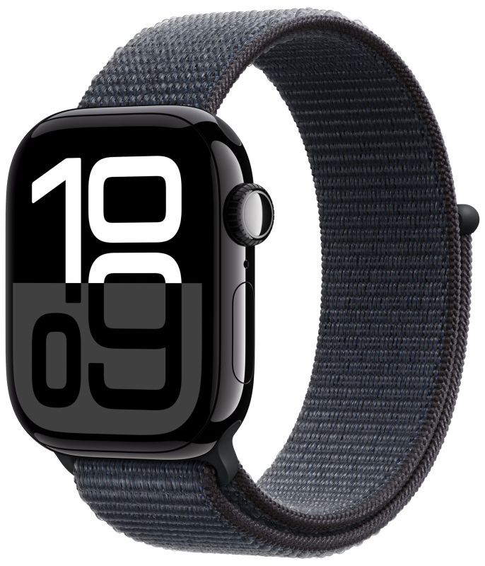 Смарт-часы Apple Watch S10 Hermes - 46 mm браслет Kilim Single Tour (Noir | черный)