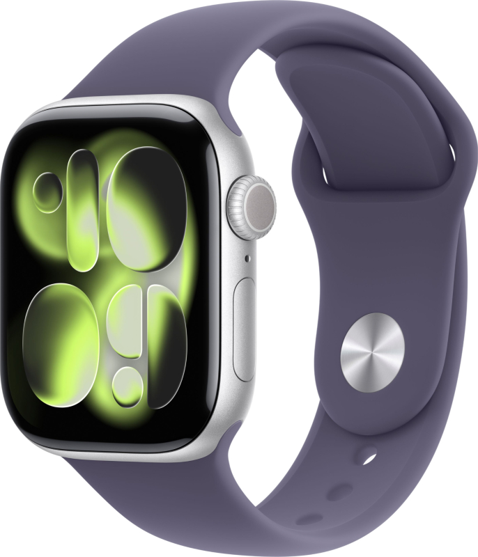 Смарт-часы Apple Watch S11 - 42 mm Aluminium Silver case | Purple Fog Sport band S/M