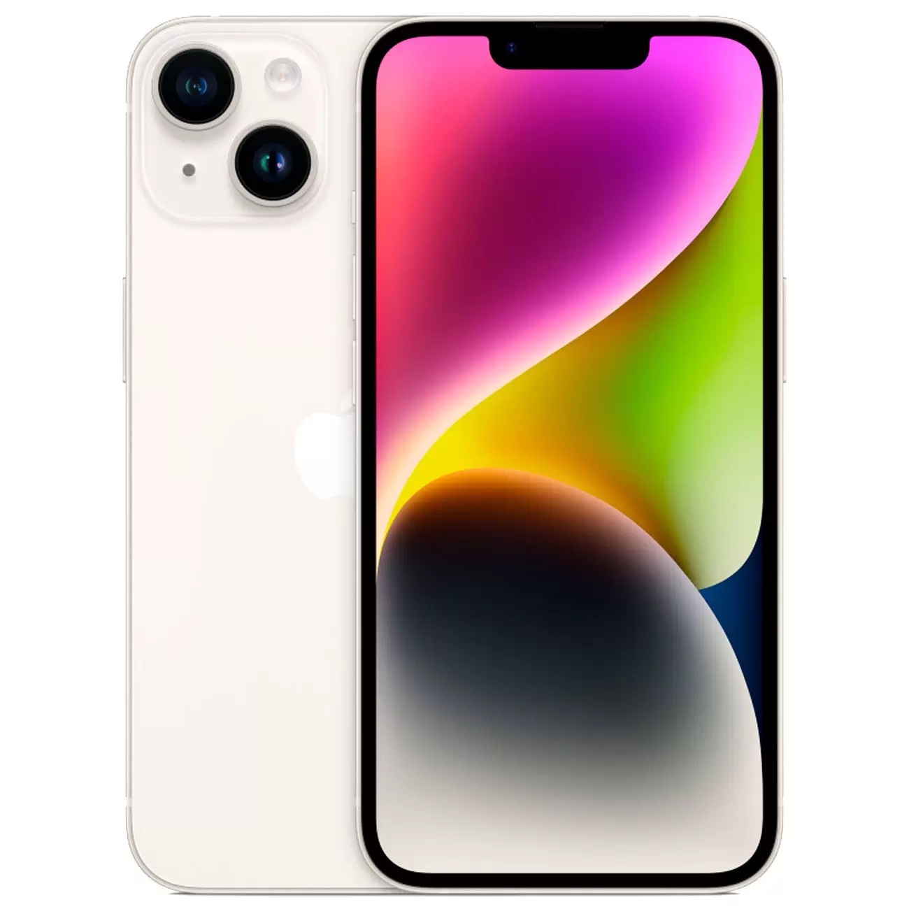 Смартфон Apple iPhone 14 Plus 128 ГБ Сияющая звезда (nano SIM+eSIM) - фото 2