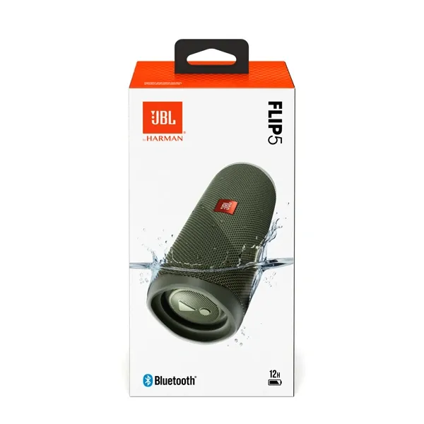 Беспроводная акустика JBL Flip 5 Forest green (лесной зеленый) 5