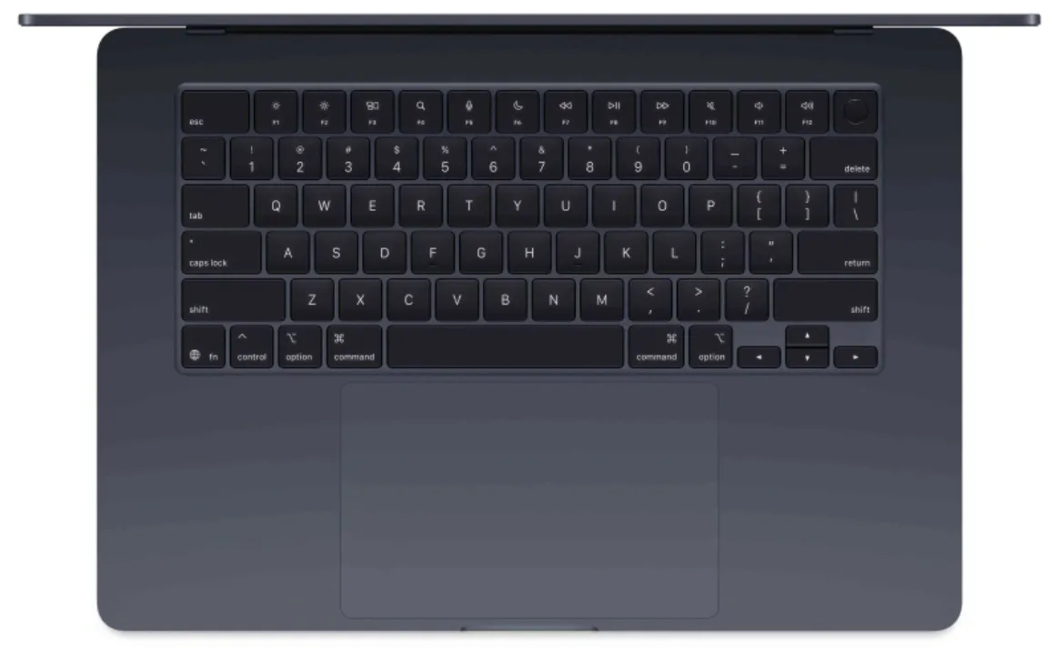MacBook Air 15" M5 (2026) 10C CPU/10C GPU, 24 ГБ RAM, 1 ТБ SSD, (Midnight | Тёмная ночь) - фото 2