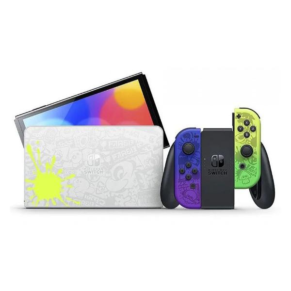 Игровая приставка Nintendo Switch OLED Splatoon 3 Edition 64Gb - фото 3