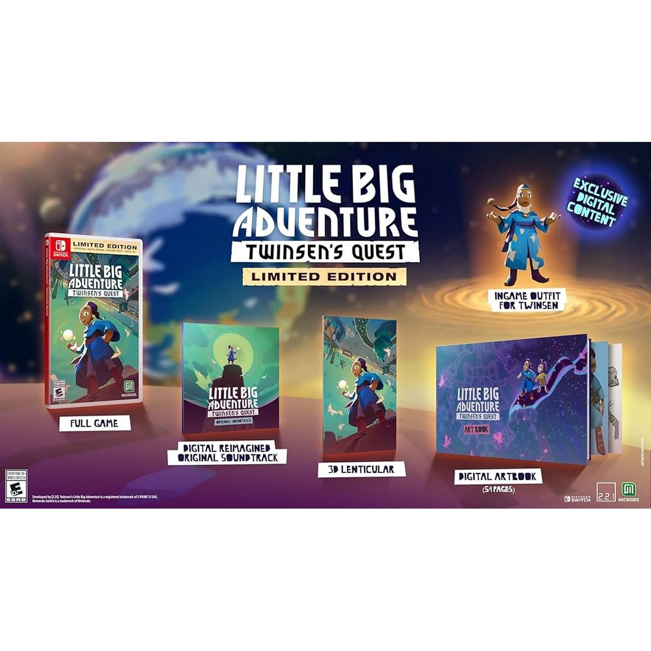Игра Little Big Adventure: Twinsen’s Quest. Limited Edition (Nintendo Switch, русские субтитры) - фото 2