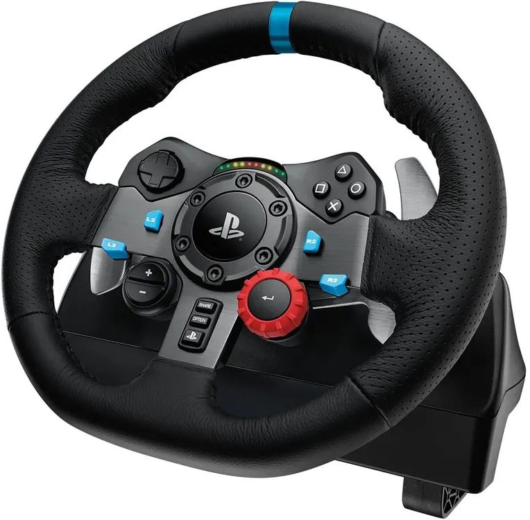 Руль Logitech G29 Driving Force Racing, чёрный (Black) - фото 2