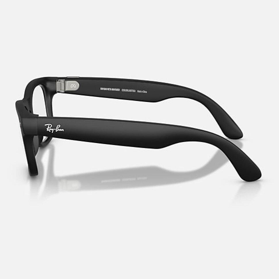 Умные очки Ray-Ban Meta Wayfarer Gen 2 RW4012 (матовая чёрная оправа, линзы с серым автозатемнением), размер M 4