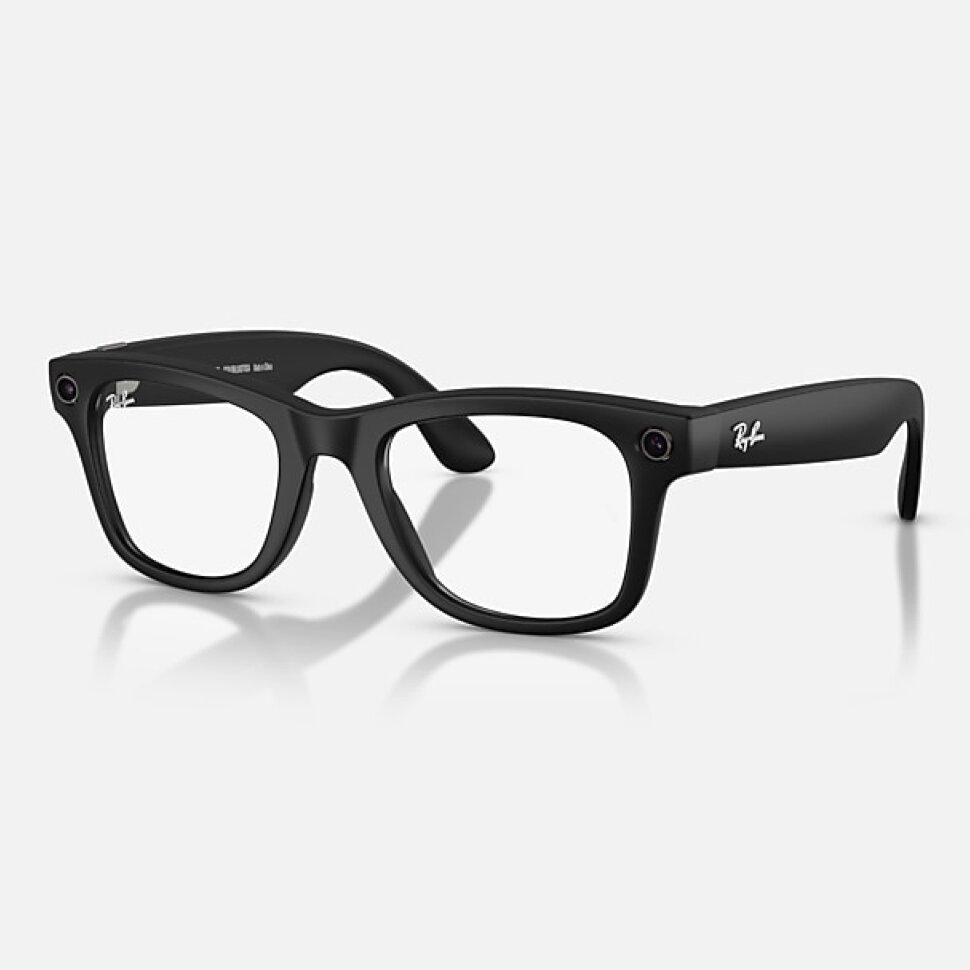 Умные очки Ray-Ban Meta Wayfarer Gen 2 RW4012 (матовая чёрная оправа, линзы с серым автозатемнением), размер M 5