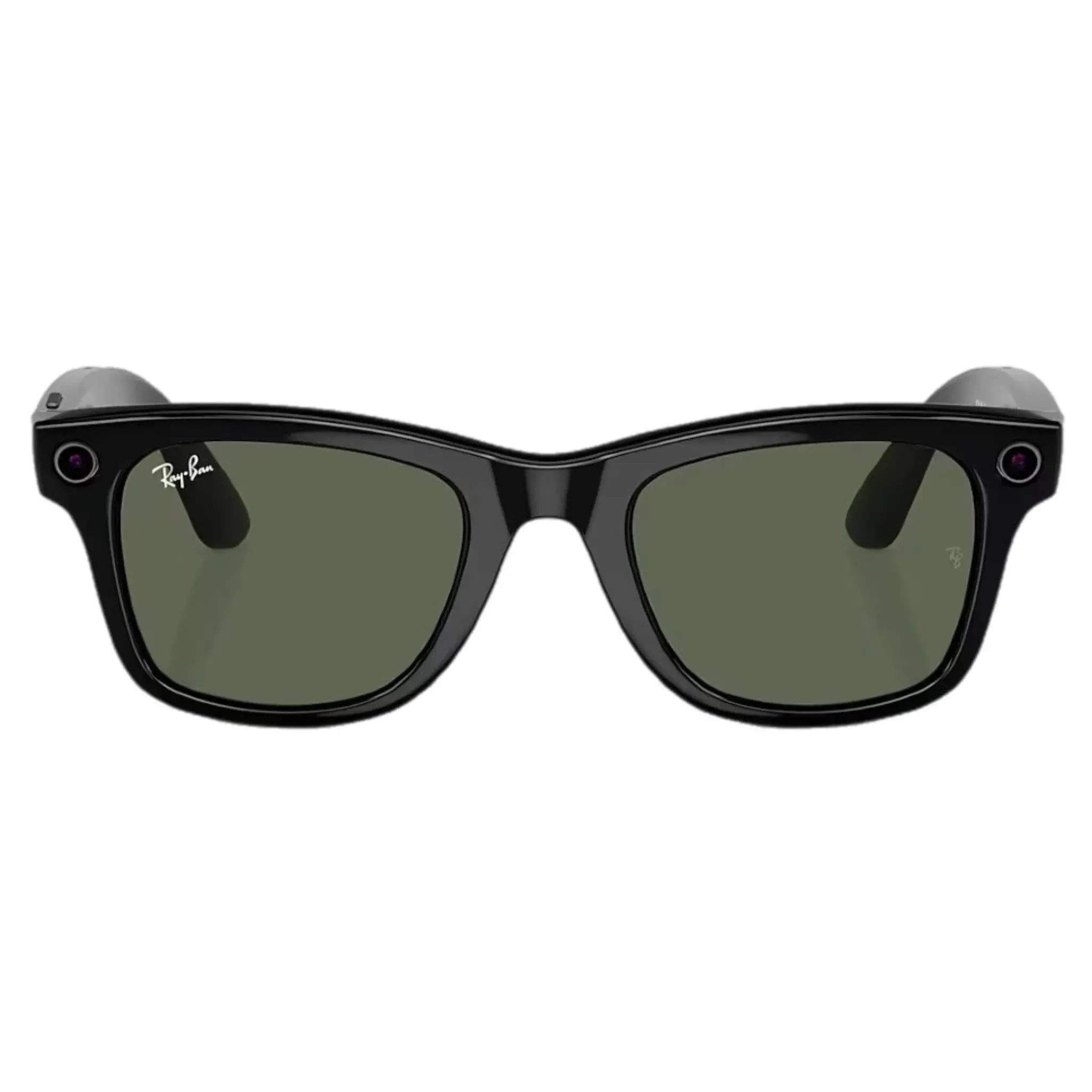 Умные очки Ray-Ban Meta Wayfarer RW4006 (Глянцевая чёрная оправа, линзы прозрачные), размер M - фото 3