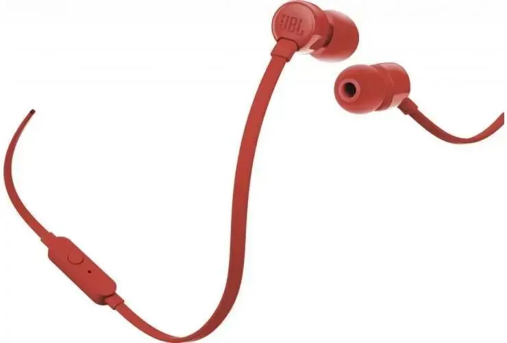 Наушники JBL Tune 110, 3.5 мм, внутриканальные, цвет Красный 5