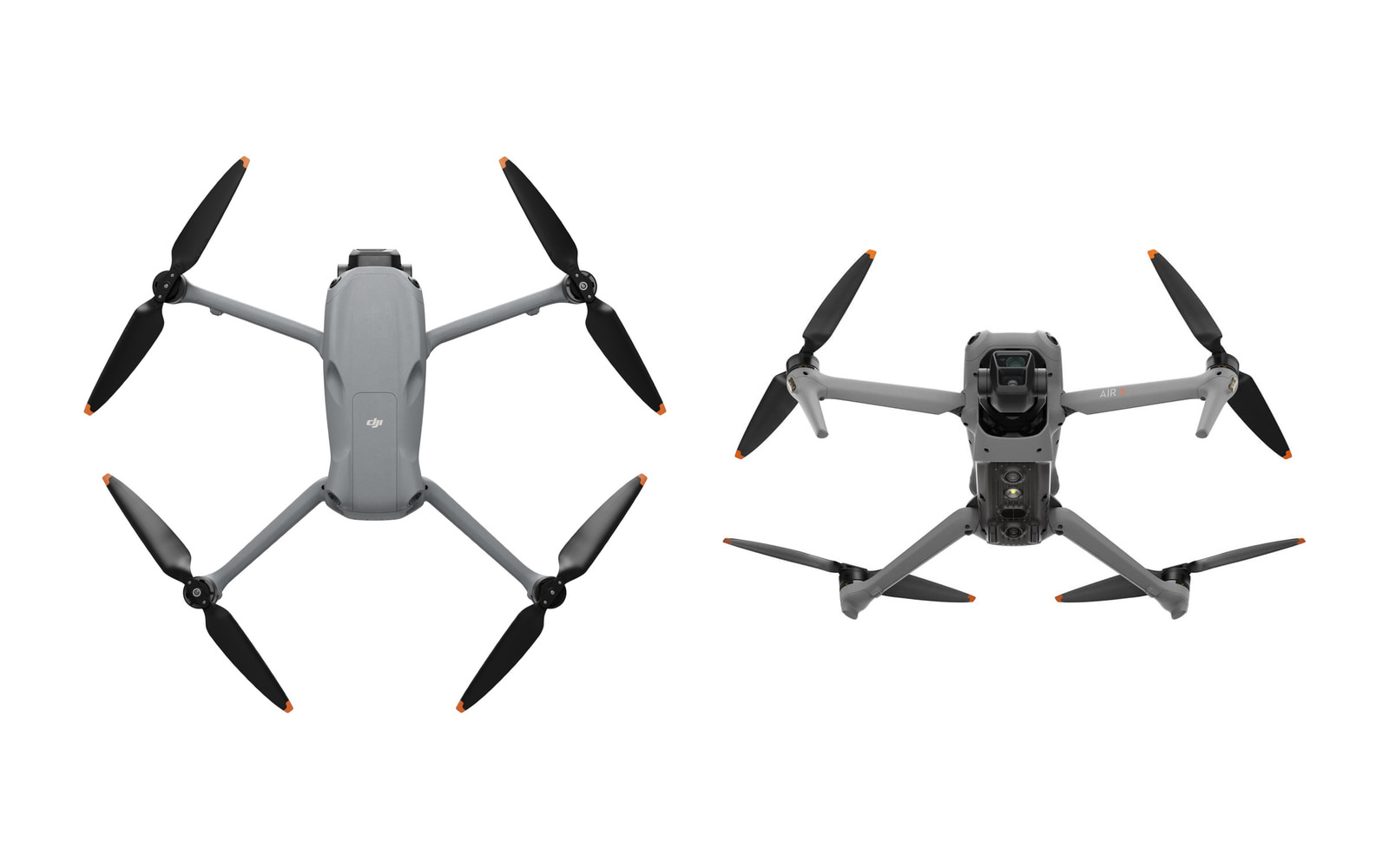 Комплекты DJI Air 3S и DJI Air 3 с пультами и аккумуляторами