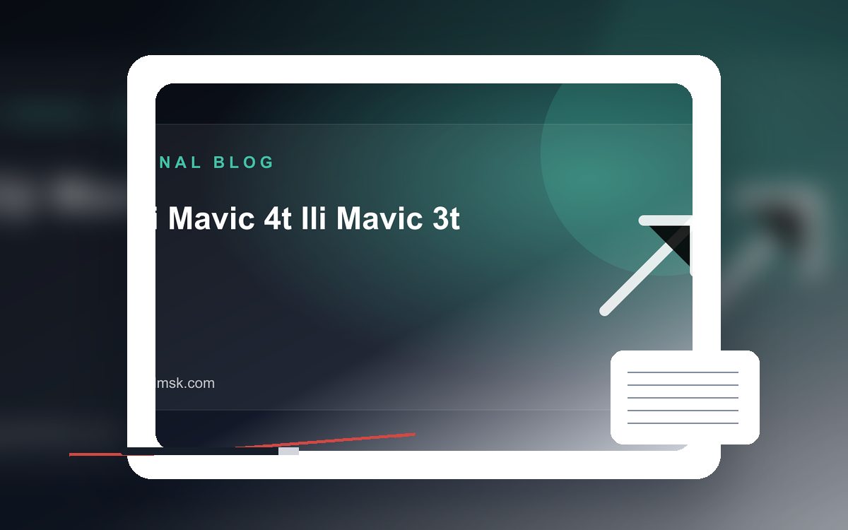 DJI Mavic 4T или Mavic 3T: крупный план товара для выбора