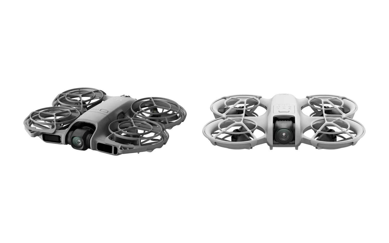 Компактный DJI перед прогулочной съемкой