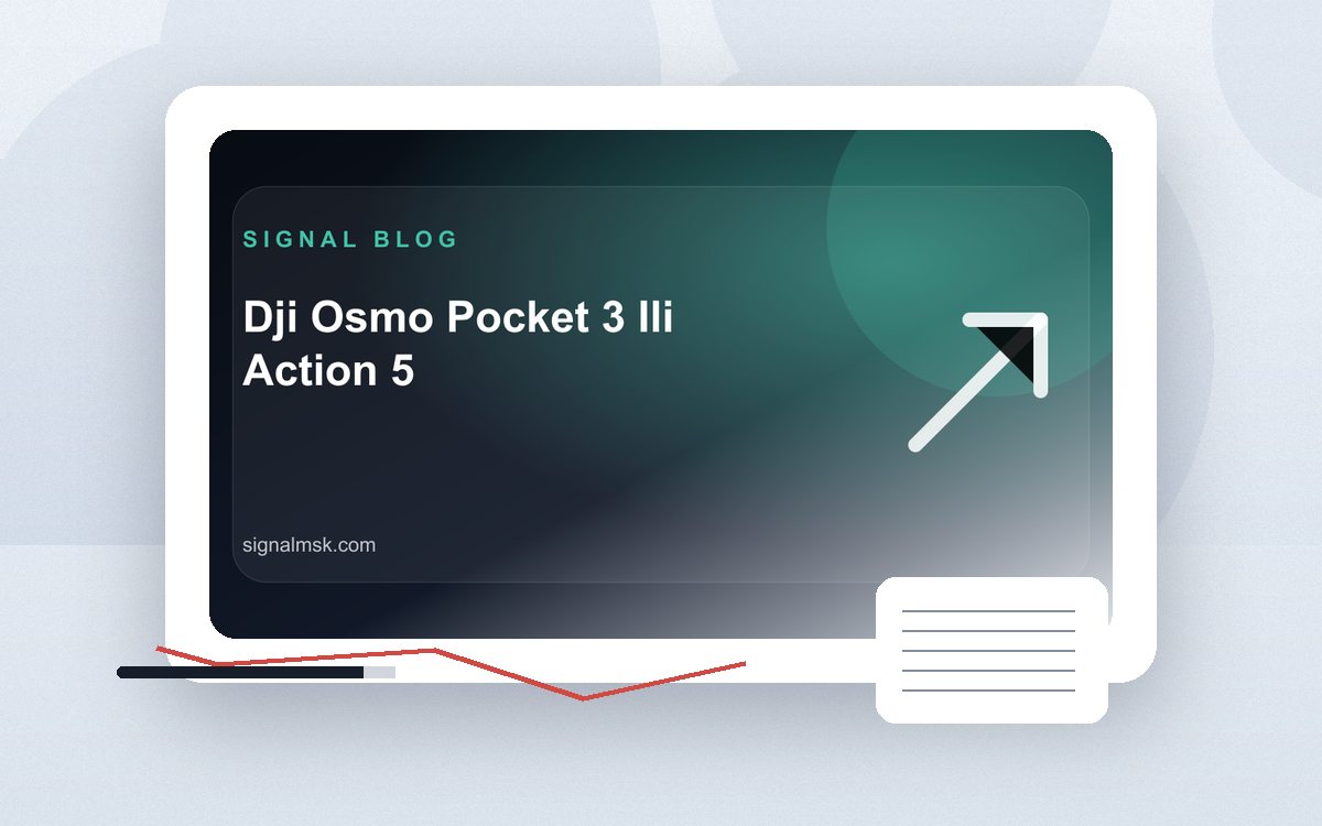DJI Osmo Pocket 3 или Osmo Action 5 Pro: общий вид товара и комплекта Signal