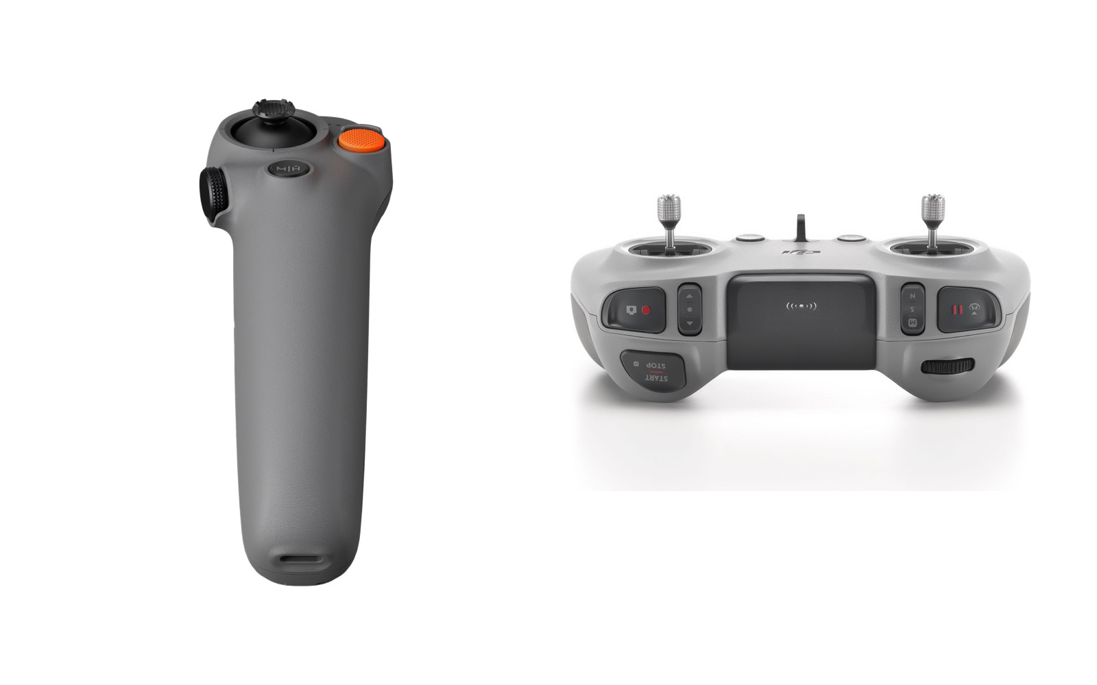 DJI FPV Controller 3 рядом с очками и дроном