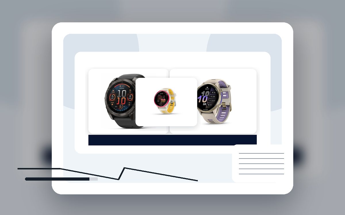 Garmin Fenix 8 или Forerunner 970: крупный план товара для выбора