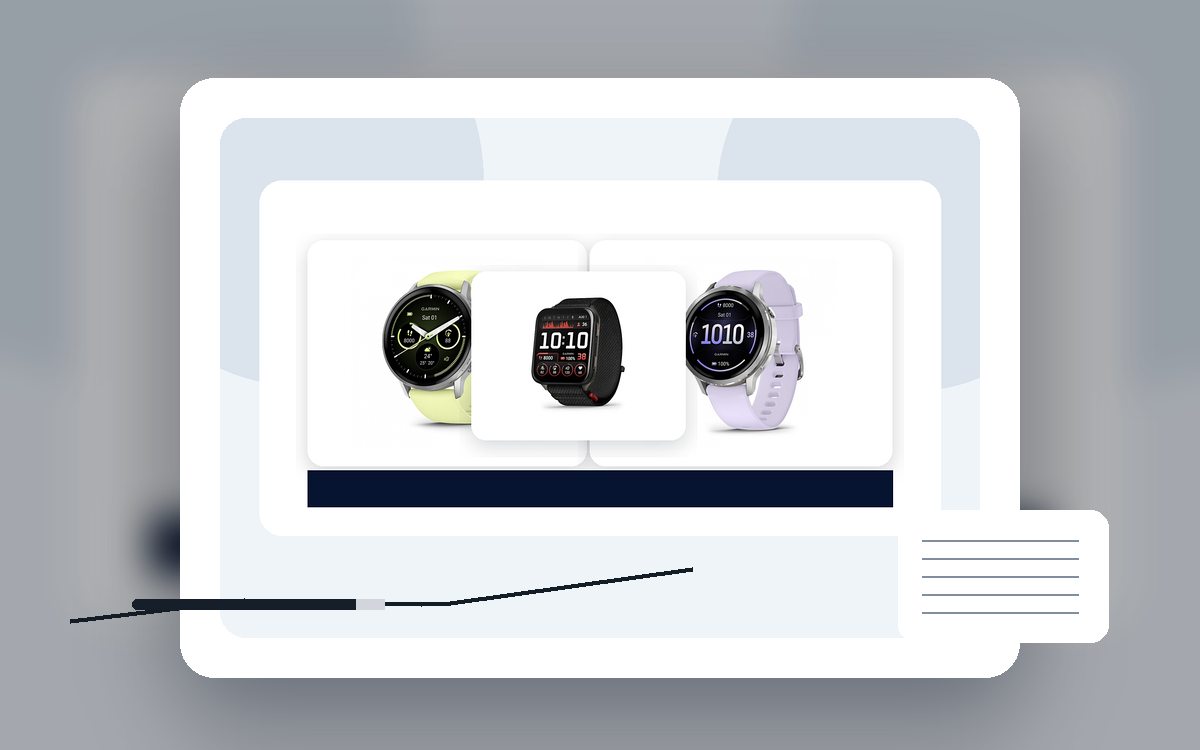 Garmin Venu 4: крупный план товара для выбора