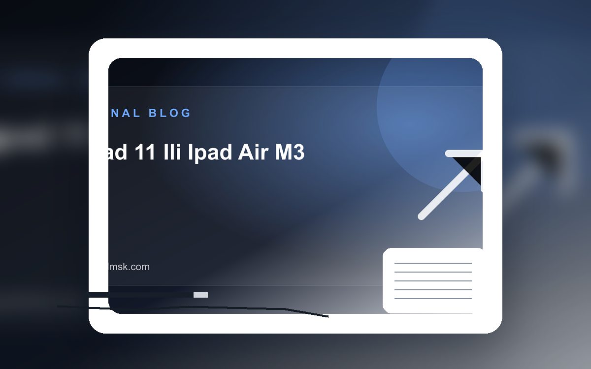 iPad 11 или iPad Air M3: крупный план товара для выбора