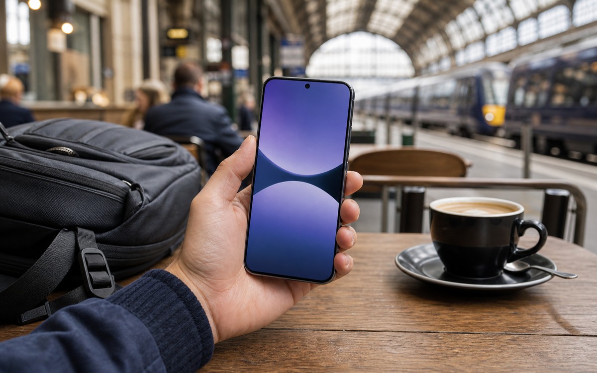 Новый iPhone проверяют в руке