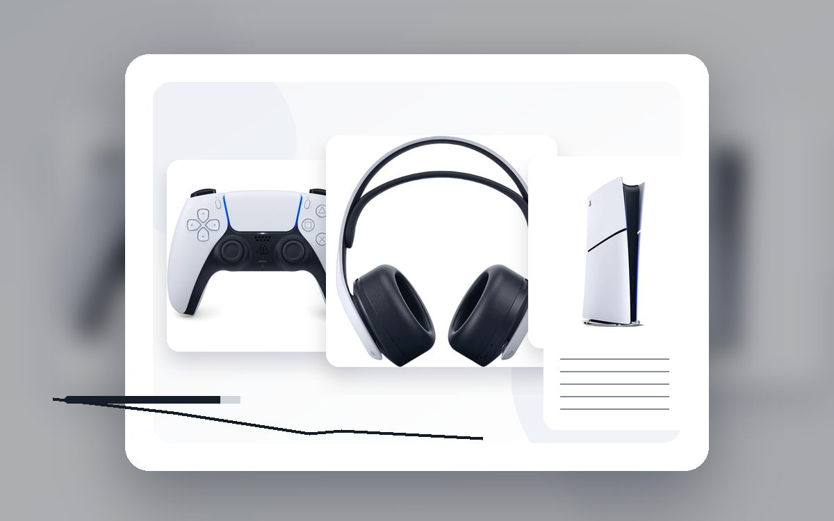 Лучшие аксессуары для PS5: крупный план товара для выбора