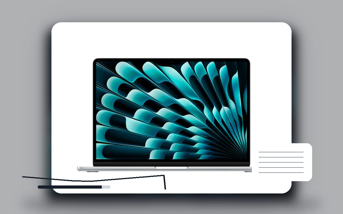 MacBook Air vs MacBook Pro: крупный план товара для выбора