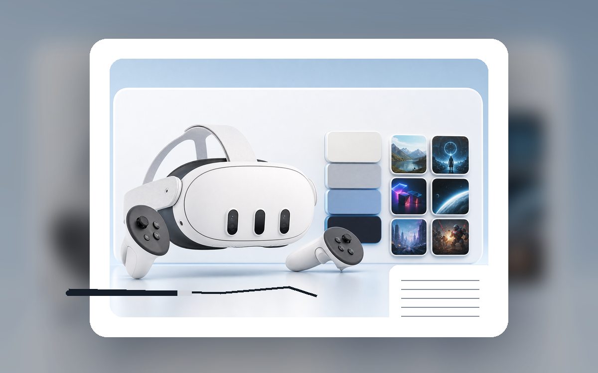 Meta Quest 3 512GB или Quest 3S 256GB: крупный план товара для выбора